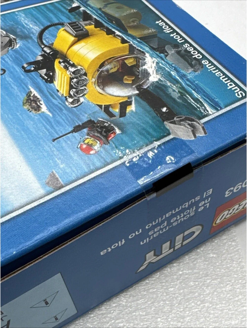 LEGO City: Deep Sea Helicopter (#60093) 2015 Retired 388 Pieces Sealed Box New